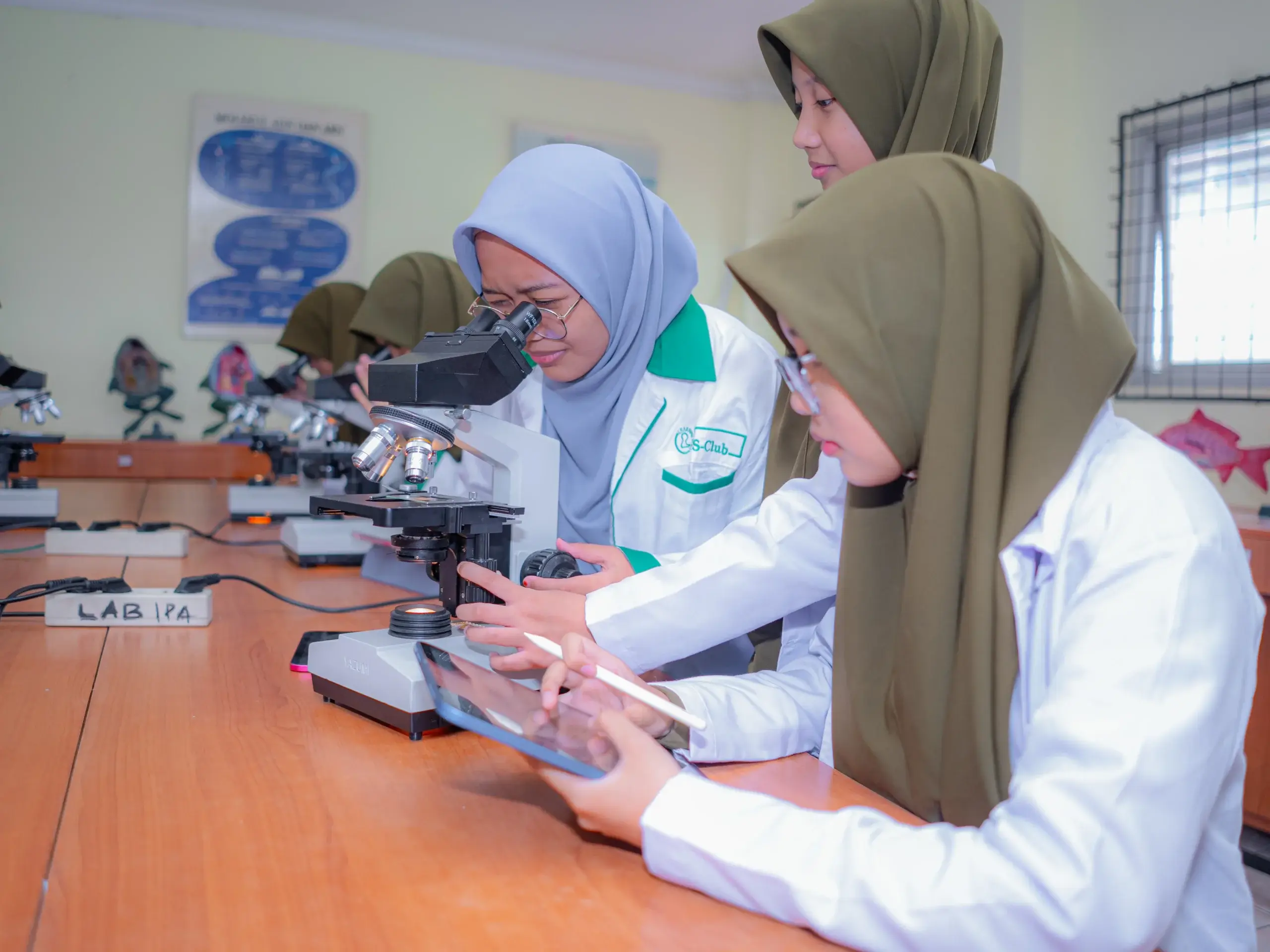 Students collaborating